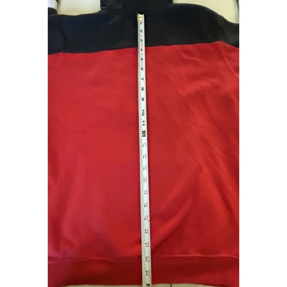Calgary‎ Flames Youth Majestic Pullover Hoodie XL Size 14 Stitched Logo Red